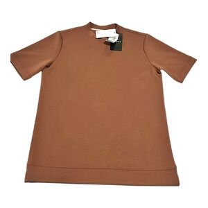 Fioboc Men's XL AP2 Micro Tech Modal Slim Fit T-Shirt Brown NWT